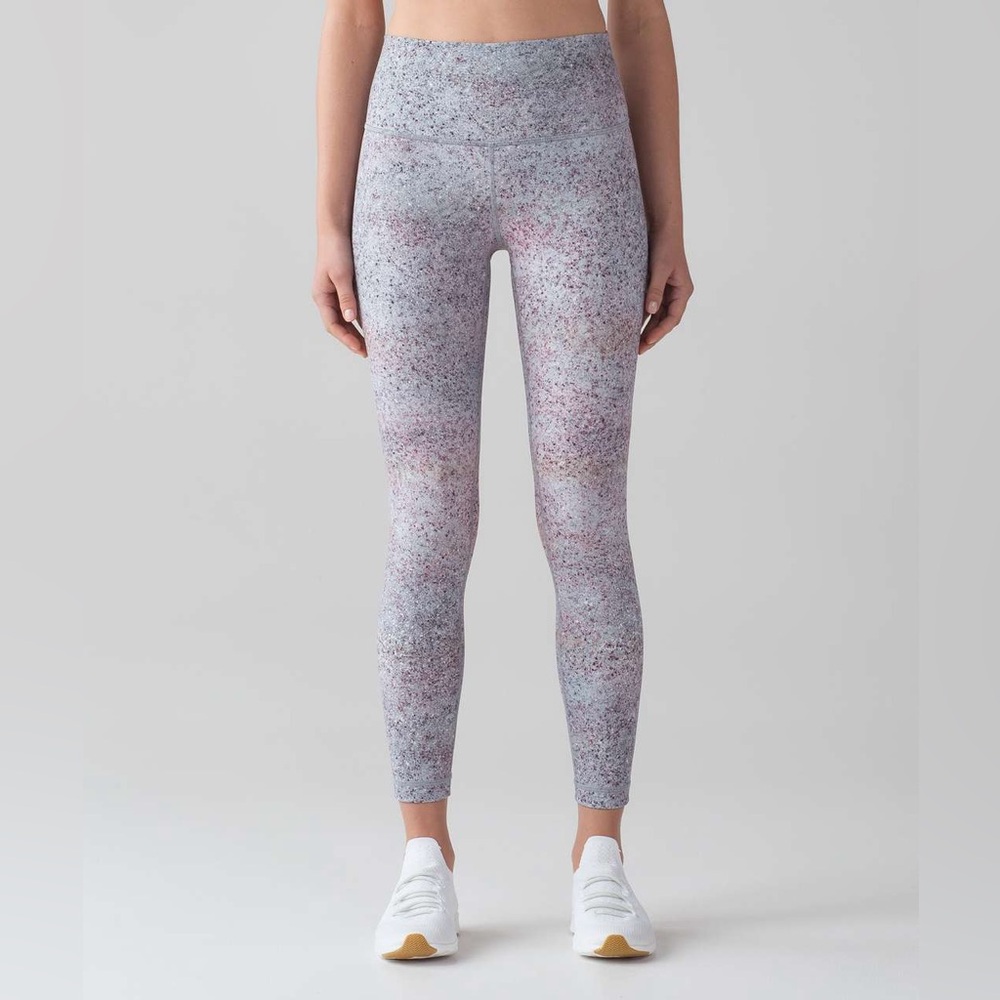 LKNew Lululemon High Times Wunder Under Hi Rise Tights Legging Summer Haze S 4